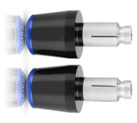 For CBR650R CBR 650 R 2019 2020 CB 650R Motorcycle Accessories 7/8" 22MM Handlebar Hand Grips Handle Bar End Cap End Plugs Grip Plug Motorcycle Handlebar Caps Ends Plug(Black- Blue)