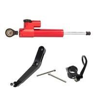 For CBR929RR CBR900RR 2000-2001 Motorcycle Steering Damper Aluminum Stabilize Bracket Support Mounting Steering Damper Motorcycle(Red)