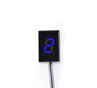 For CBR954RR 2002 2003 Motorcycle Plug Play Gear Indicator 1-6 Level For Speed Digital Meter Motorbike Gear Shift Indicator Accessories Motorcycle Gear Display(Blue)