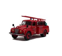 For CD France Citroen Fire Truck Water Truck Die-casting Alloy Finished Car Model Toy Car 1/43 Vehicles Kit