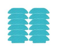 For Cecotec 1890 2690 3390 3590 3790 4090 4490 4690 5090 5490 6090 7090 Robot Vacuum Main Side Brush Hepa Filter Mop Part (Color : 12 Mops)