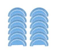 For Cecotec 990 Vital / 999 Vital Robot Vacuum Cleaner Main Side Brush Hepa Filter Mop Rag Replacement Spare Parts (Color : 12 Mop Cloth)