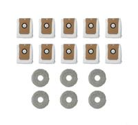 For Cecotec For Conga 11090, Dust Bag and Mopping Cloth Kit with Elastic Design to Prevent Falling Off, Includes Multiple Pieces for Replacement (B)