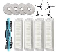 For Cecotec For Conga 11090 Spare Parts Kit With Main Roller Brush, Side Brushes, Hepa Filters And Mop Cloths For Robot Vacuum Cleaner Accessories Set A(B)