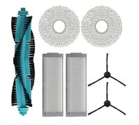 For Cecotec For Conga 11090 Spare Parts Kit With Main Roller Brush, Side Brushes, Hepa Filters And Mop Cloths For Robot Vacuum Cleaner Accessories Set A(A)