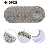 For Cecotec For Conga 15090 16090 AI SpinArm Home & Wash Compatible Mop Cloth Replacement 4/10 Pack Microfiber Mop Pads for Household Floor Care (10 Pack)