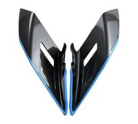 For CF&MOTO 450SR 2022 2023 Side Winglets Spoilers Motorcycle Fairing Accessories Fixed Wing Motorbike Aerodynamic Wing Kit Side Panel Cover Fairing(ABS carbon Blue)