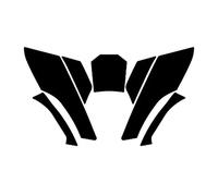 for Cf&Moto for 450MT 2024 Motorcycle Side Sticker Tank Decal Protector Traction Pad Cover Decoration Sets Anti-Slip Motorcycle Tank Pad