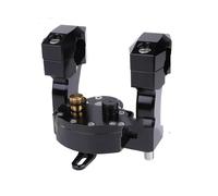 For CFMOTO 450MT IBEX 450 800E 800MT Explore 800MTX Motorycle Adjustable Radial Steering Damper Stabilizer with Mounting Bracket(Nero)