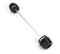 For CFMOTO 450MT MT450 2024 2025 2026 Motorcycle Front Rear Wheel Axle Fork Slider Crash Falling Protection Protector parts(Rear-Black)