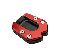 For CFMOTO 650MT MT 650 MT CF 650 TR-G 650TRG Motorcycle Foot Side Stand Pad Plate Kickstand Enlarger Plate CNC Support Plate(Red)