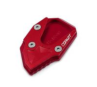 For CFMOTO 650TR-G 650MT/TR-G 650MT Motorcycle CNC Foot Side Stand Enlarger Plate Support Plate Enlarger Pad Side Stand Cover(Red)