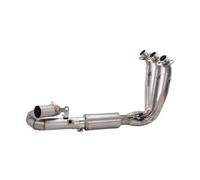 For CFMOTO 675SR 675SR-R 675NK 2024-2026 Front Valve Integrated Muffler Pipe 51MM Titanium Alloy Replacement Full Exhaust