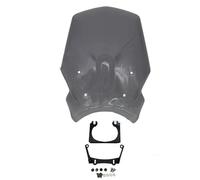 For CFMOTO 700CLX For HERITAGE 2023 Motorcycle Windscreen Screen Wind Deflectors Double Bubble Windshield Motorcycle Windscreen(Smoke)