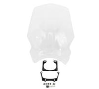 For CFMOTO 700CLX For HERITAGE 2023 Motorcycle Windscreen Screen Wind Deflectors Double Bubble Windshield Motorcycle Windscreen(Transparent)