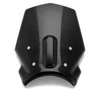 For CFMOTO 700CLX For HERITAGE 2023 Motorcycle Windscreen Screen Wind Deflectors Double Bubble Windshield Motorcycle Windscreen(Black)