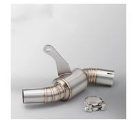For CFMOTO CLX-700 CLX700 For Sport Motorcycle Exhaust System Escape Muffler 51mm Middle Link Pipe Motorcycle Exhaust Muffler(B)