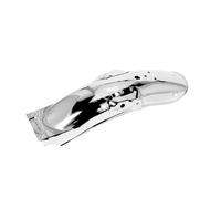 For CG 125 For CG 125 Cc Motorcycle Chrome Black Front And Rear Fender Retro Mudguard Cover Metal Protector Motorcycle Splash Guard(D rear mudguard)