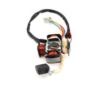 For CG125 150CC CB 125 Stator Magneto Coil 4 Pole Plate Ignition Foot Starter Universal Ignition Barrel Key Switch