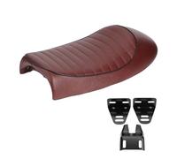 For CG125 CB200 CB350 CB400SS CB500 Motorcycle Retro Seat Cushion Comfortable Flat Brat Hump Saddle Seats Seat Cushion(STYLE A)