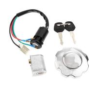 For CG125 ZJ125 Motorcycle Ignition Switch Kit With 2 Keys Fuel Gas Cap Ignition Key Switch Assembly