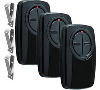 for Chamberlain klik5u-bk2 klik3u-bk Garage Door Opener Remote Clicker, 380UT 375UT Universal Garage Door Remote for Liftmaster Craftsman Genie Red/Orange/Purple/Green/Yellow Learn Button