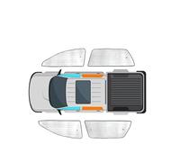 For CHANGAN For HUNTER PLUS 2022-2025 Car Sunshades UV Protection Cover Side Window Curtain Sun Shade Visor Car Side Window Sunshades(2Side)
