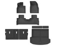 For Chery For Exeed RX 2023 2024 Fuel Car Floor Mats Cargo Liner Trunk Pad TPE 3D Foot Mat Left Rudder BLACK Car Floor Mats(LHD 8PCS)