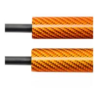 For Chery For Sweet QQ3 IQ 2003-2015 Hatchback Boot Lift Support Rods Shock Dampers Piston Back Door Cylinders Rear Tailgate Struts Rear Tailgate Boot Gas Struts(Orange Carbon Fiber)
