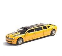 For CHEVROLET CAMARO 1 32 Alloy Business Car Model Sound And Light Pull Back Children Toy Decoration Gift(Yellow)