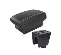 For Chevrolet For Aveo T200 T250 Special Car Armrest Box Center Console Double-layer Storage Interior Upgrade Modification Car Centre Console Armrest Box(A3 Black white NOUSB)