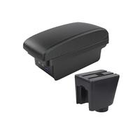 For Chevrolet For Aveo T200 T250 Special Car Armrest Box Center Console Double-layer Storage Interior Upgrade Modification Car Centre Console Armrest Box(B2 Black line 3 USB)