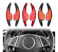 For Chevrolet For Camaro LS 2017-2018 LT1 2020-2022 LT SS 2016-2022 RS 2016-2019 ZL1 2017-2022 Steering Wheel Paddle Shift Extension Car Paddle Shifter Black 2(Red)