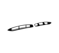 For Chevrolet For Corvette C6 Z06 For Grand Sport 2005-2013 Front Side Fender Vent Matte Black Carbon Fiber Painted Car Accessories(Glossy Black)