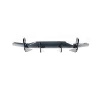For Chevrolet For Corvette C8 For Stingray Z51 2020-2023 Rear Bumper Diffuser Shark Fin Style Lip Splitter Spoiler(Carbon Fiber Look)
