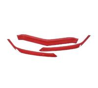 For Chevrolet For Corvette C8 For Stingray Z51 2020-2025 Car Front Bumper Lip Splitter Diffuser Guard Car Front Spoilers(Red)