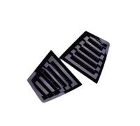 For Chevrolet For Cruze 2009-2011 2012 2013 2014 2015 Glossy Black Rear Side Window Louver Cover Scoop Shutter Vent Trim 1 Pair
