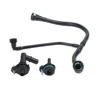 For Chevrolet For Cruze 2016 2017 2018 2019 Pcv Valve And Tube Repair Kit Black Plastic Pipe Replacement For Part Numbers 12673862 12665644 12685407 Three Pieces Set Direct Fit Automotive Engine