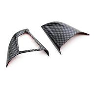 For Chevrolet For Cruze Sedan Hatchback 2009-2015 Car Chrome Steering Wheel Protective Cover Trim Sticker Interior Trim(Carbon single hole)