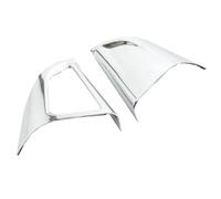 For Chevrolet For Cruze Sedan Hatchback 2009-2015 Car Chrome Steering Wheel Protective Cover Trim Sticker Interior Trim(Bright single hole)