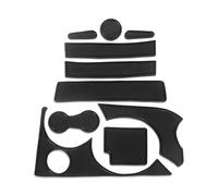 For Chevrolet For Lada Niva 2009-2018 Anti-Slip Gate Slot Cup Mat Non-Slip Door Groove Pad Interior Trim(NIVA10PCS BLACK)