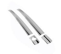 for Chevrolet for Sail 2015-2018 3 Luxurious Stainless Steel Door Handle Cover Trim Accessories Sticker Car Styling Exterior Door Handle Cover(Silver for 2 Door)