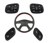 For Chevrolet For Silverado 2003-2007 4Pieces Car Steering Wheel Switch Control Buttons 21997738 21997739 1999442 1999443 Steering Wheel Switch Button