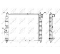FOR CHEVROLET KALOS T200 T25 1.4 2005 on Radiator 96443475 96536523