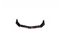 For Chevrolet Malibu XL 2016-2024 3 Pcs/Set ABS Plastic Car Front Bumper Lip Diffuser Spoiler Body Kits Tuning Exterior Styling Of the Car(Black Red)