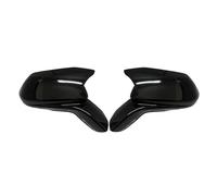 For Chevy Camaro SS RS ZL1 LT 2016-2021 Horn Style Door Side Mirror Cover Cap 1 Pair Rearview Mirror Cap Cover(Gloss)