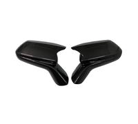For Chevy Camaro SS RS ZL1 LT 2016-2021 Horn Style Door Side Mirror Cover Cap 1 Pair Rearview Mirror Cap Cover(Carbon Look)