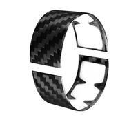 For Chevy For Corvette C8 2020-2022 Real Steering Wheel Decoration Ring Cover Interior Sticker
