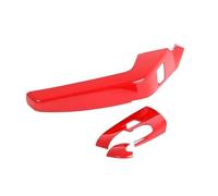 For Chevy For Corvette For C7 2014-2019 Car Window Lift Switch Button Panel Cover Trim Frame Decorative Accessories Auto interior decoration strip(Red)