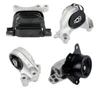 for Chevy for Equinox 2010-2017 25896944 94543716 20839835 4PCS Front Rear Engine Motor Trans Mount Engine Motor Mount